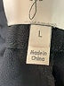 Joie 100% Polyester Solid Black Casual Pants Size L - photo 8