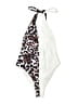 Unbranded Animal Print Ivory Black One Piece Swimsuit Size XL - photo 1
