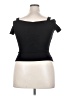Unbranded Black Short Sleeve Top Size XXL - photo 2