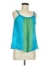 Rip Curl 100% Cotton Teal Sleeveless Blouse Size M - photo 1