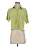 Hollister Green Short Sleeve Button-Down Shirt Size XS - photo 1