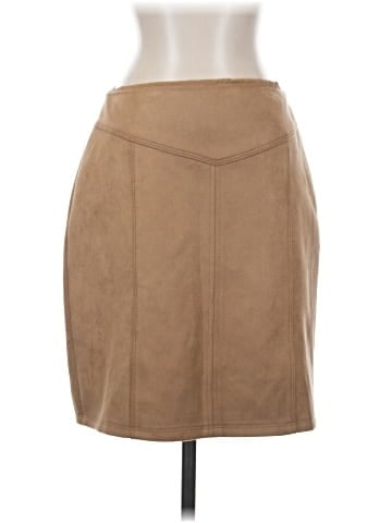 White House Black Market Faux Leather Skirt (view 1)