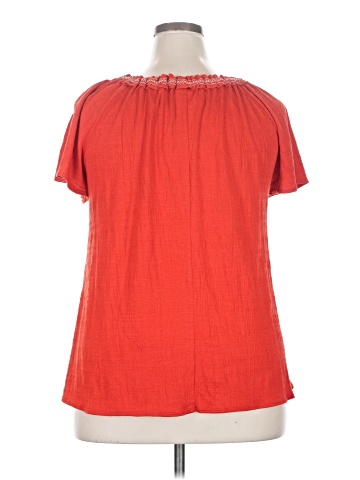 Max Studio Short Sleeve Blouse (view 2)