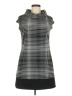 Express Houndstooth Gray Casual Dress Size M - photo 1