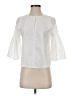 Siste's White 3/4 Sleeve Blouse Size S - photo 1