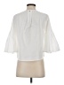 Siste's White 3/4 Sleeve Blouse Size S - photo 2