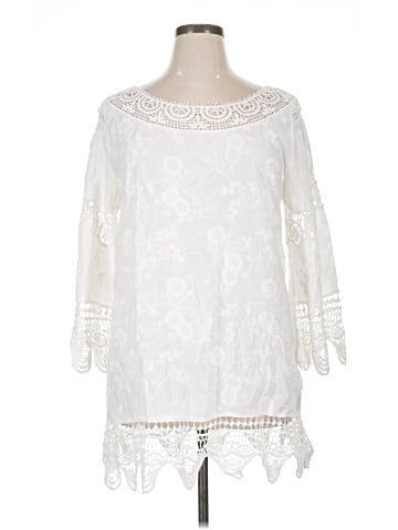 La Blanca 3/4 Sleeve Blouse (view 1)