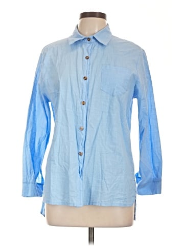 Unbranded Long Sleeve Button-Down Shirt (view 1)
