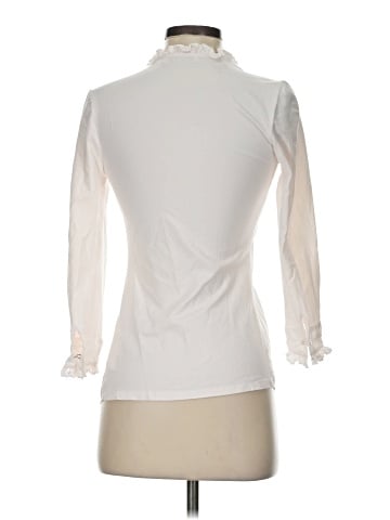 Anne Fontaine 3/4 Sleeve Button-Down Shirt (view 2)