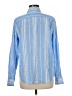 Chaps Stripes Blue Long Sleeve Button-Down Shirt Size M - photo 2
