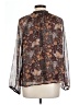 Kaileigh 100% Polyester Brown Long Sleeve Blouse Size L - photo 2
