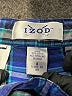 IZOD 100% Cotton Plaid Blue Shorts Size 8 - photo 3