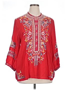 Johnny Was 3/4 Sleeve Blouse