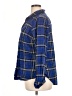 St. John's Bay 100% Cotton Plaid Blue 3/4 Sleeve Button-Down Shirt Size XL - photo 5
