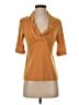 B. Moss Orange 3/4 Sleeve Top Size S - photo 1