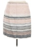 Ann Taylor LOFT Stripes Gray Casual Skirt Size 8 - photo 2