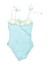 Shan Solid Blue One Piece Swimsuit Size 8 - photo 2