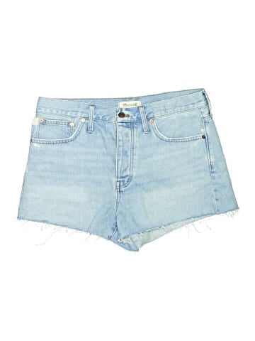 Madewell Relaxed Denim Shorts in Cedarcroft Wash (view 1)