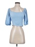 Altar'd State 100% Polyester Blue 3/4 Sleeve Top Size S - photo 1