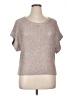 WD.NY Silver Short Sleeve Top Size XL - photo 1