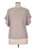 WD.NY Silver Short Sleeve Top Size XL - photo 2