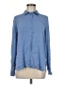 Vince. Solid Blue Long Sleeve Blouse Size M - photo 1