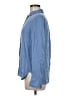 Vince. Solid Blue Long Sleeve Blouse Size M - photo 5