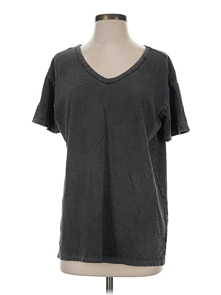 Pre-owned Aerie Short Sleeve T-shirt In Gray