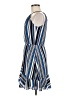 Aqua Stripes Blue Casual Dress Size M - photo 5