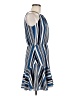 Aqua Stripes Blue Casual Dress Size M - photo 4