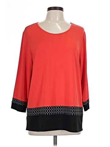 Alfred Dunner 3/4 Sleeve Top (view 1)