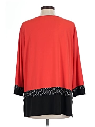 Alfred Dunner 3/4 Sleeve Top (view 2)