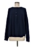 Ann Taylor LOFT Blue Long Sleeve Henley Size M - photo 1