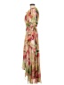 Hutch 100% Polyester Tropical Tan Cocktail Dress Size M - photo 5