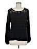Ella Moss 100% Rayon Black Long Sleeve Blouse Size M - photo 1