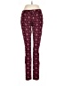 Bongo Hearts Burgundy Casual Pants Size 7 - photo 1