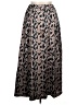 EDERA 100% Polyester Print Silver Formal Skirt Size XL (estimated) - photo 1