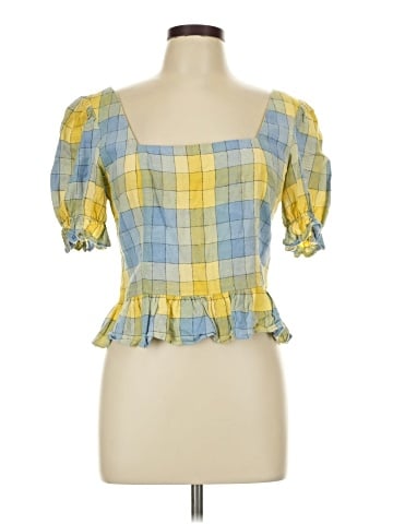 STAUD Short Sleeve Blouse (view 1)