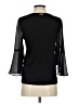 MICHAEL Michael Kors Black 3/4 Sleeve Top Size P (petite) - photo 2