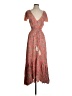 Assorted Brands Paisley Orange Pink Casual Dress Size S - photo 1