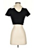 Adika 100% Polyester Black Short Sleeve T-Shirt Size S - photo 1