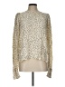 Essentiel Antwerp Animal Print Ivory Long Sleeve Blouse Size EU 44 / US 14 - photo 1