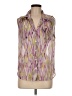 AB Studio 100% Polyester Purple Sleeveless Blouse Size M - photo 1
