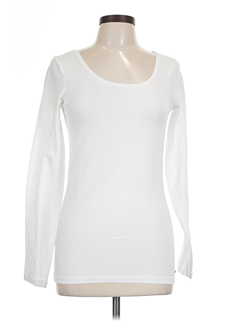 Pre-owned Esprit Long Sleeve T-shirt In White