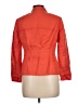 Talbots 100% Linen Orange Blazer Size 10 - photo 2