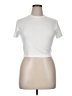 Unbranded 100% Polyester Ivory Short Sleeve Turtleneck Size XL - photo 1