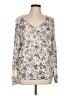 Ruff Hewn Ivory Long Sleeve Blouse Size L - photo 1