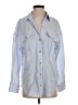 Zara Blue 3/4 Sleeve Button-Down Shirt Size XS - photo 1