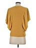 BCBGMAXAZRIA Yellow Short Sleeve Top Size XS - photo 2