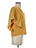 BCBGMAXAZRIA Yellow Short Sleeve Top Size XS - photo 4